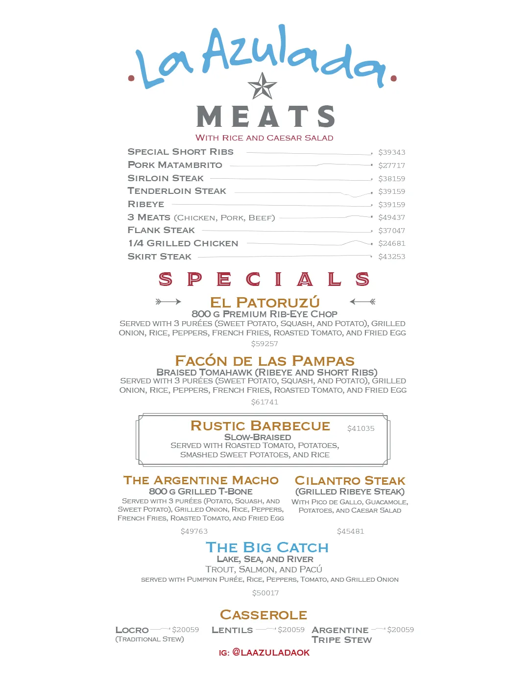 Menu — Page 3