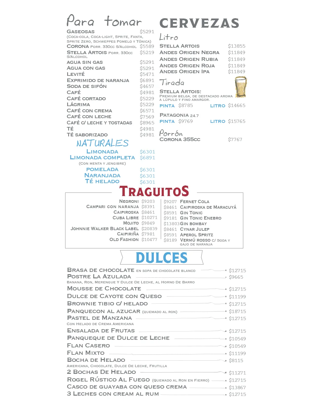 Menú — Página 5